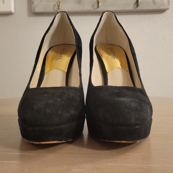 Michael Kors Suede Heels Sz 8 - Picture 2 of 12